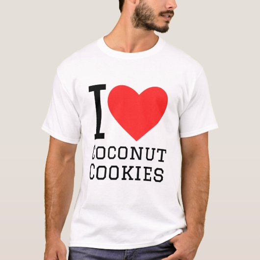 I Liebe Kokoskochen T-Shirt (Vorderseite)