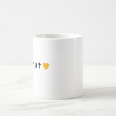 I Liebe Kokosnuss Kaffeetasse (Mittel)