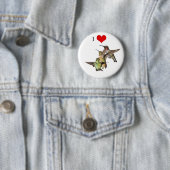 I Liebe-Kolibriknopf Button (Beispiel)