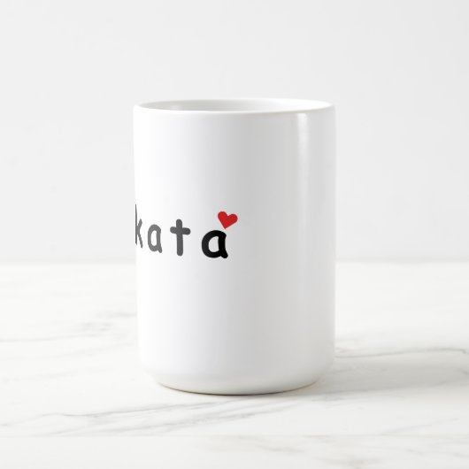 I Liebe Kolkata Kaffeetasse (Mittel)