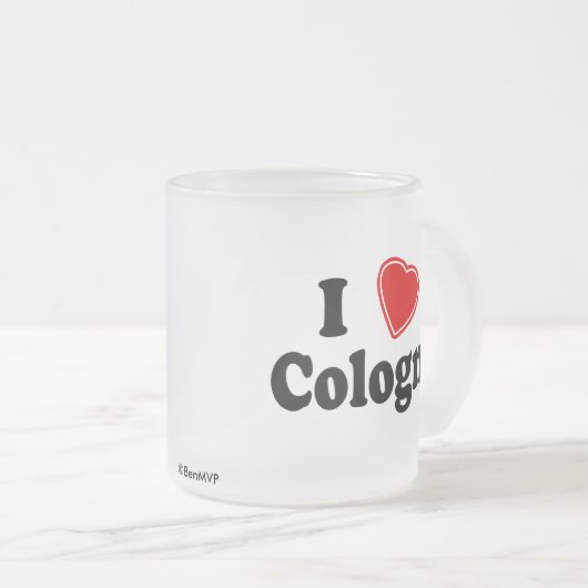 I Liebe Köln Mattglastasse (VorderseiteRechts)