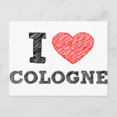 I Liebe Köln Postkarte (Vorderseite)