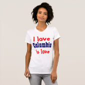 I Liebe Kolombia T-Shirt (Vorne ganz)