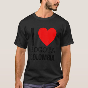 I Liebe Kolumbien Bogota Flaggenplan Kolumbien Sou T-Shirt