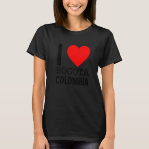 I Liebe Kolumbien Bogota Flaggenplan Kolumbien Sou T-Shirt