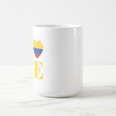 I Liebe Kolumbien Kaffeetasse (Mittel)