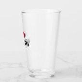 I Liebe Kombucha (fermentierter Tee) Brauereiglas Glas (Links)