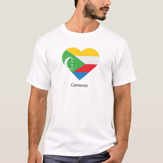 I Liebe Komoros T-Shirt (Vorderseite)