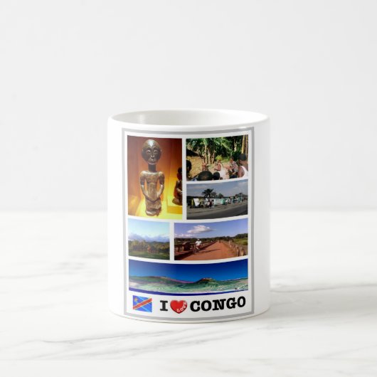 I LIEBE - Kongo - Kaffeetasse (Mittel)