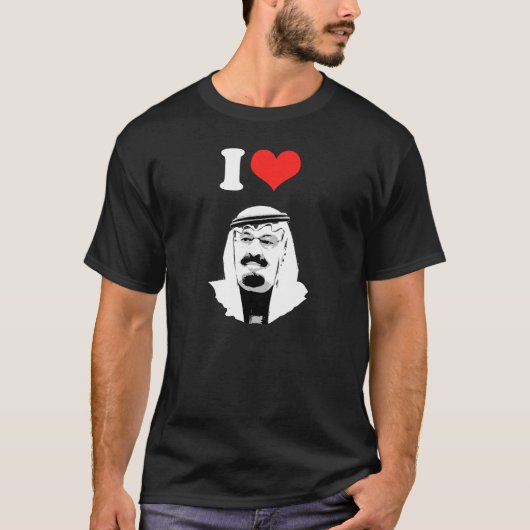 I Liebe-König Abdullah T-Shirt (Vorderseite)