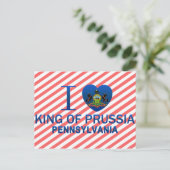 I Liebe König von Preußen, PA Postkarte (Stehend Vorderseite)