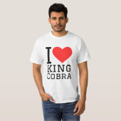 I Liebe Königskobra T-Shirt (Vorne ganz)