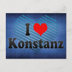 I Liebe Konstanz, Deutschland Postkarte
