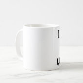 I Liebe-Kopfsalat Kaffeetasse (Vorderseite Links)
