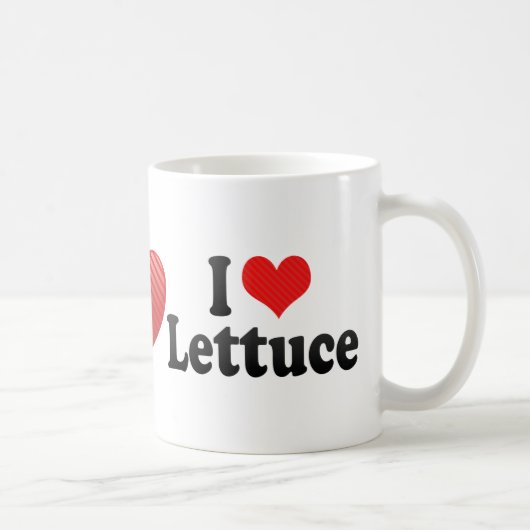 I Liebe-Kopfsalat Kaffeetasse (Rechts)