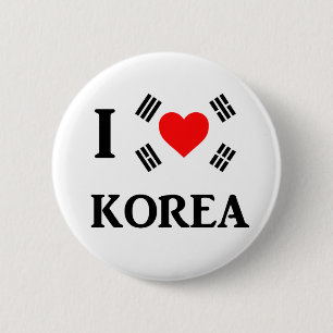 I Liebe Korea Button