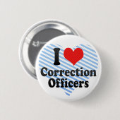 I Liebe-Korrektur-Offiziere Button (Vorne & Hinten)