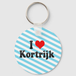 I Liebe Kortrijk, Belgien Schlüsselanhänger