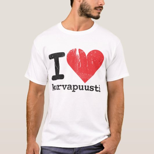 I Liebe Korvapuusti T-Shirt (Vorderseite)