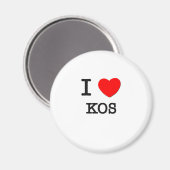 I Liebe Kos Magnet (Vorderseite/Rückseite)
