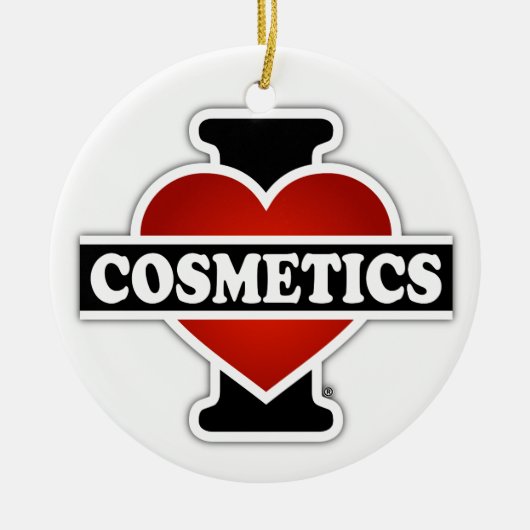 I Liebe Kosmetika Keramikornament (Vorne)