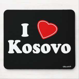 I Liebe Kosovo Mousepad