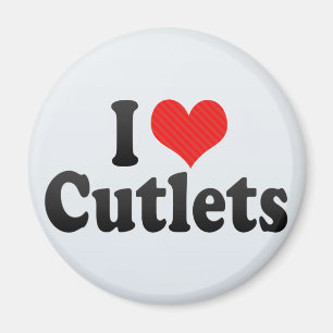 I Liebe-Koteletts Magnet