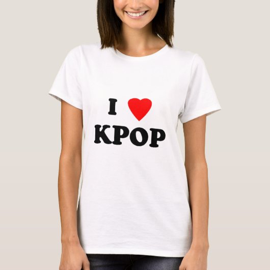 I Liebe Kpop T - Shirt (Vorderseite)