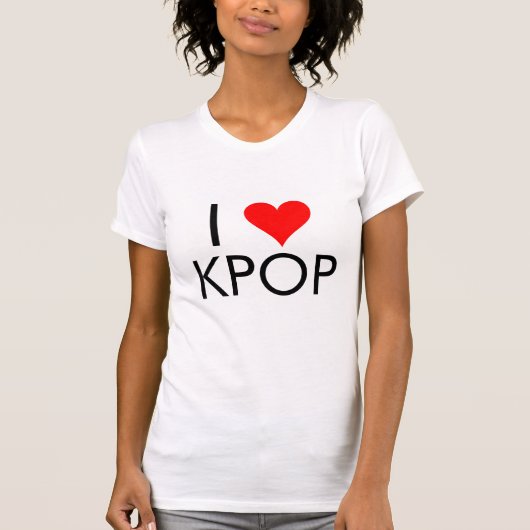I Liebe KPop T-Shirt (Vorderseite)