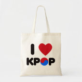 I Liebe Kpop Tragetasche (Vorne)