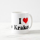 I Liebe Krakau, Polen Kaffeetasse (VorderseiteRechts)