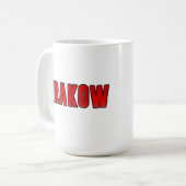 I Liebe Krakow Kaffeetasse (Vorderseite Links)