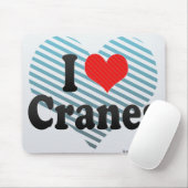 I Liebe-Kräne Mousepad (Mit Mouse)