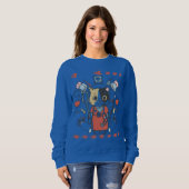 I Liebe Krankenpflege - Katzenpflege Sweatshirt (Vorne ganz)