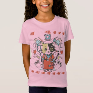 I Liebe Krankenpflege - Katzenpflege T-Shirt