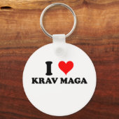 I Liebe Krav Maga Schlüsselanhänger (Vorderseite)