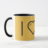 I Liebe-Kreisdiagramme Tasse (Links)