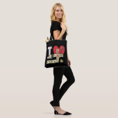 I Liebe Kreuzworträtsel Tasche (Am Model)