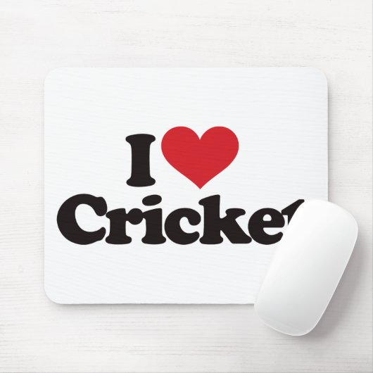 I Liebe-Kricket Mousepad (Mit Mouse)