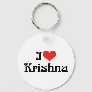 I Liebe Krishna Schlüsselanhänger