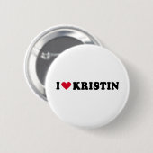 I LIEBE KRISTIN BUTTON (Vorne & Hinten)