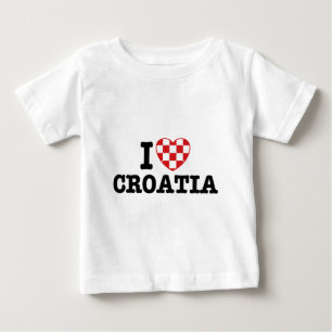 I Liebe Kroatien Baby T-shirt