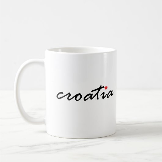 I Liebe Kroatien Kaffeetasse (Links)