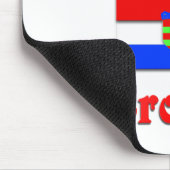 I Liebe Kroatien Mousepad (Ecke)