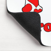 I Liebe Kroatien Mousepad (Ecke)