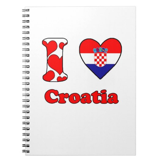 I Liebe Kroatien Notizblock (Vorderseite)