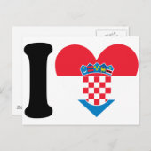 I Liebe Kroatien Postkarte (Vorne/Hinten)