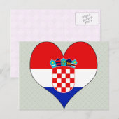 I Liebe Kroatien Postkarte (Vorne/Hinten)