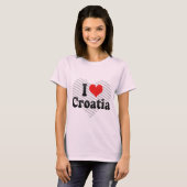 I Liebe Kroatien T-Shirt (Vorne ganz)