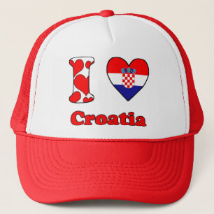I Liebe Kroatien Truckerkappe